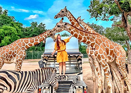 【珍愛北鼻-長榮航空】6人成行-華欣+北碧 最夯北碧野生動物園+獨家加勒比海賊王水上15合1.漂浮水上屋5日(含稅險)